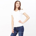 Os produtos superiores da venda em branco Women 100 Cotton T-Shirt